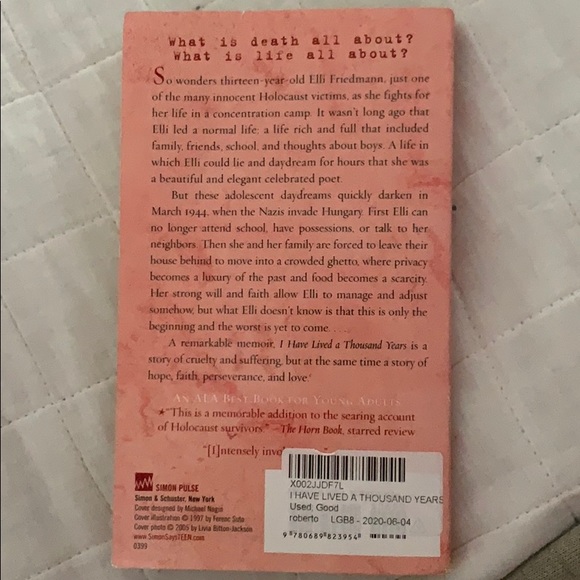 I Have Lived a Thousand Years - Picture 2 of 2